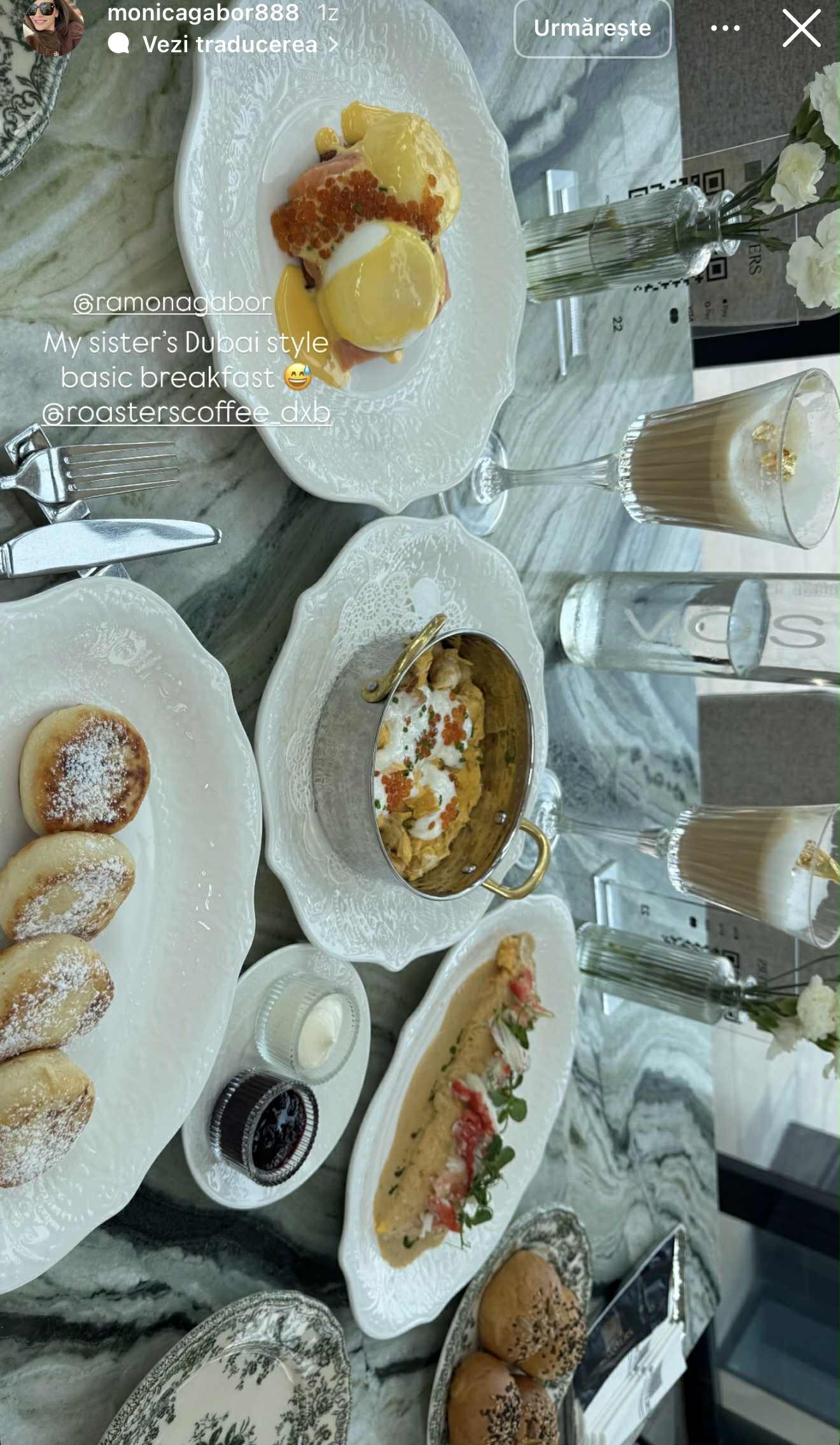 Cum au apărut surorile Ramona și Monica Gabor într-un restaurant din Dubai. Au fost lăudate: „Surori minunate”