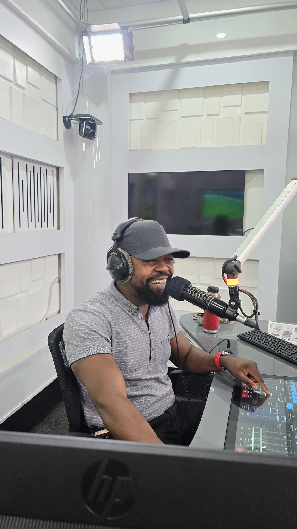 Radio 47 presenter Alex Mwakideu,