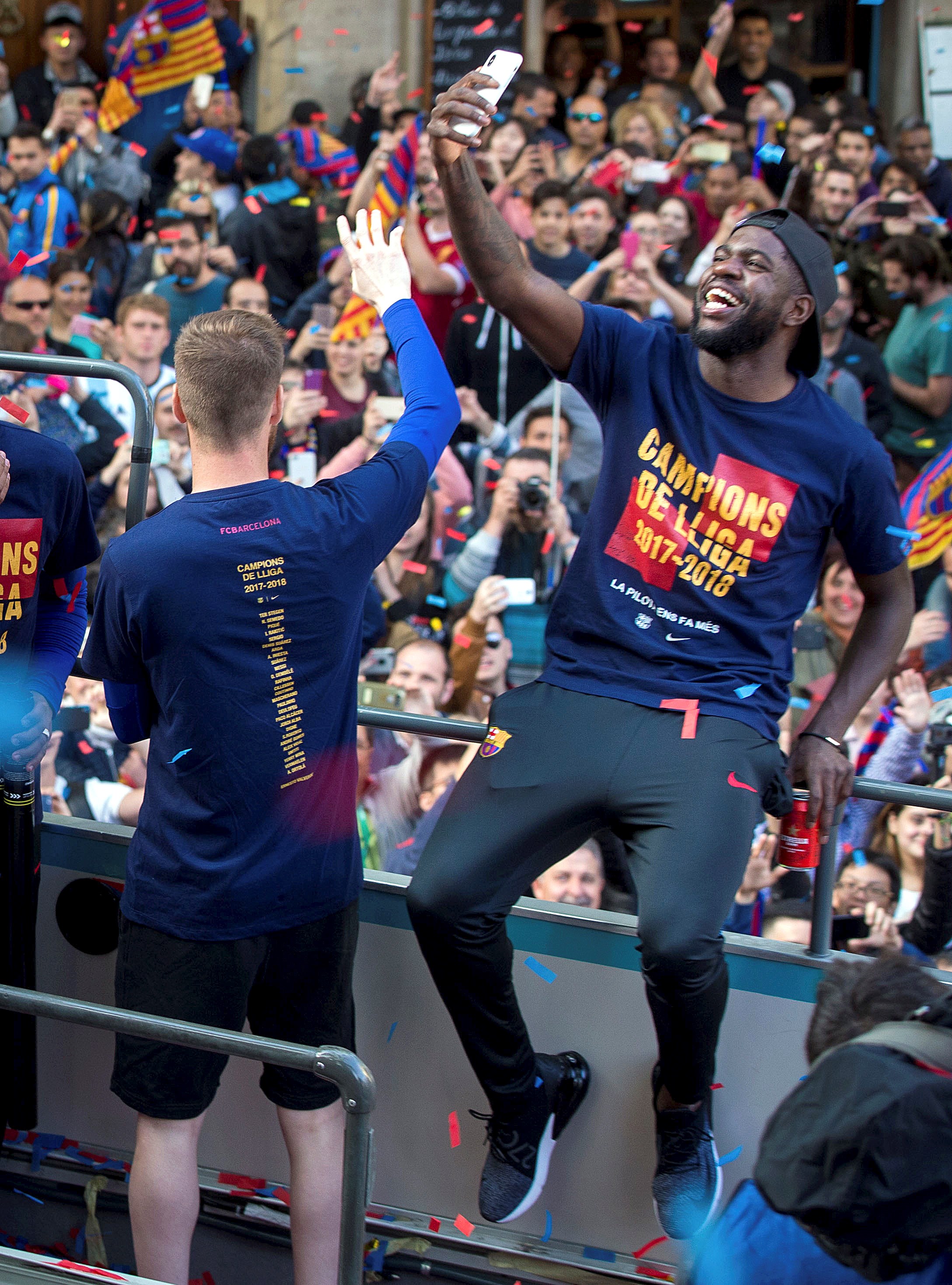 Barcelona este noua campioană a Spaniei. Catalanii au declanşat fiesta / GALERIE FOTO&VIDEO