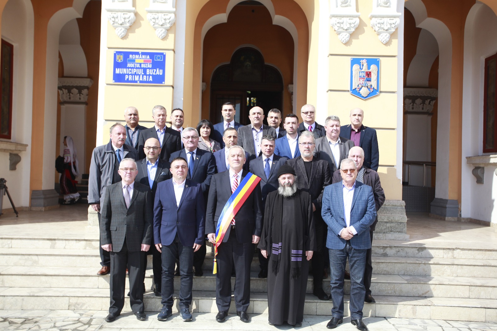 Consilierii municipali din Buzău au aprobat o declarație de unire cu Republica Moldova/ FOTO