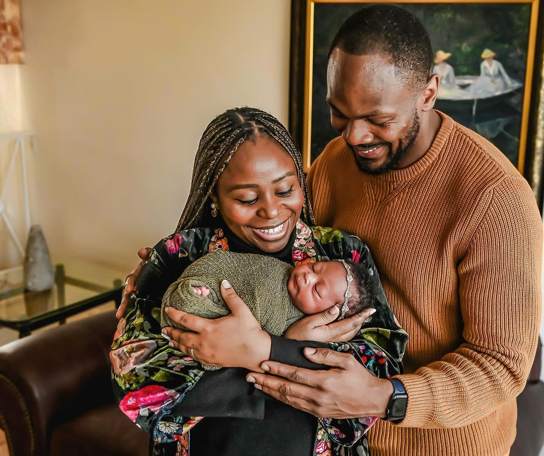 The Etim-Effiongs and other couple's who welcomed babies between January and March 2024 [Instagram/ The Toyosi]