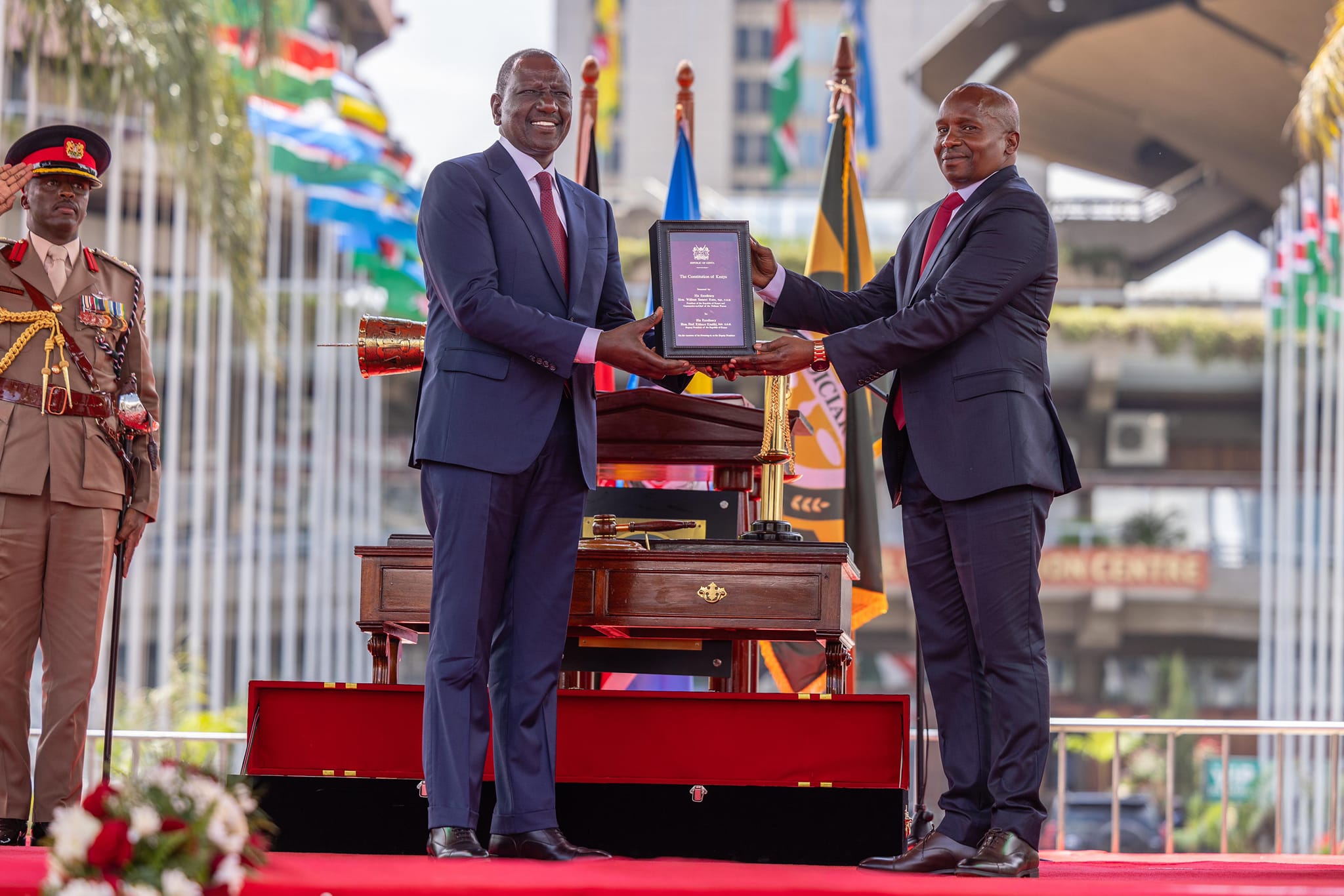Swearing-in ceremony of Kenya's 3rd Deputy President Kithure Kindiki at KICC, Nairobi on November 1, 2024