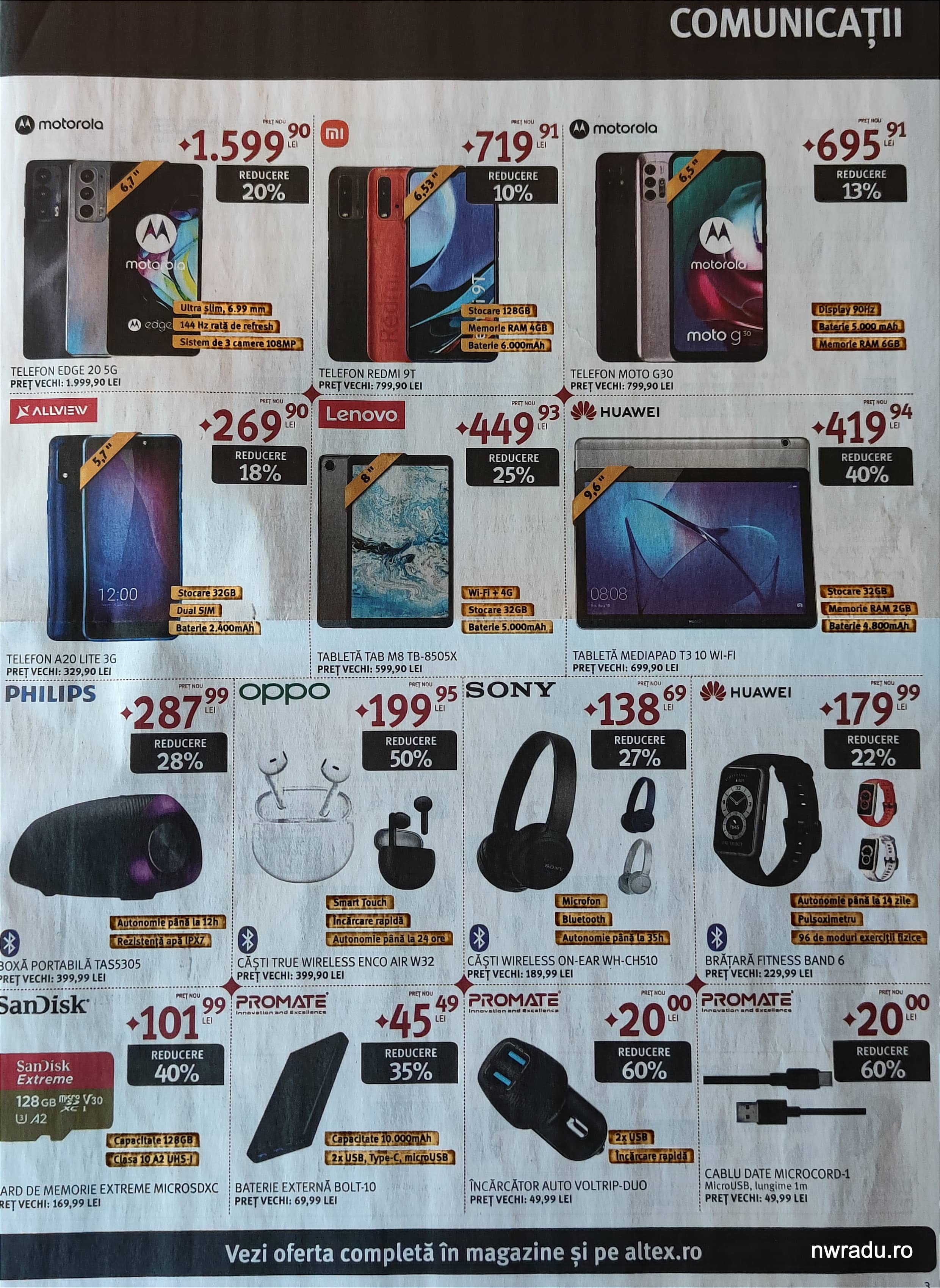 Catalogul ofertelor Altex de Black Friday 2021. Reducerile au început pe 28 octombrie