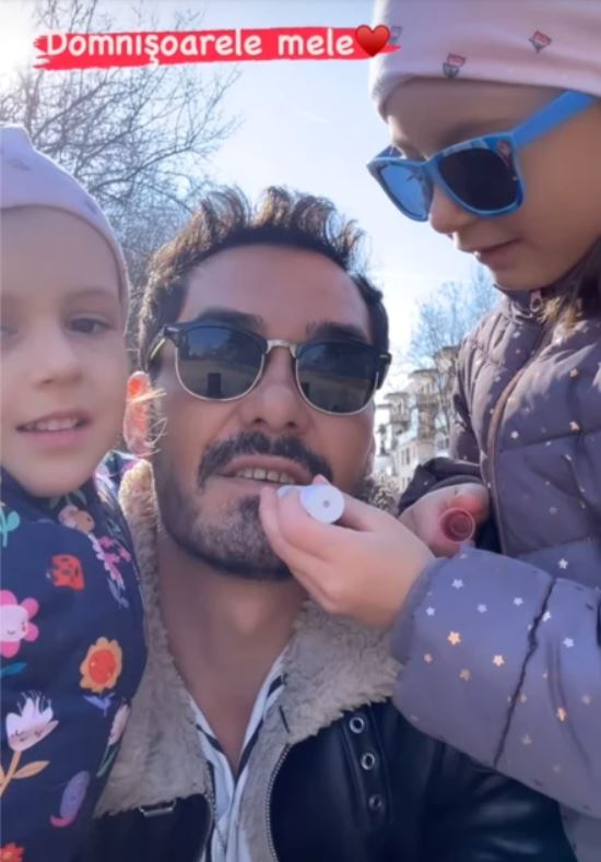 George Burcea, revedere emoționantă cu fetițele sale. Andreea Bălan l-a iertat și au din nou o relație civilizată: „Mami și tati se înțeleg”