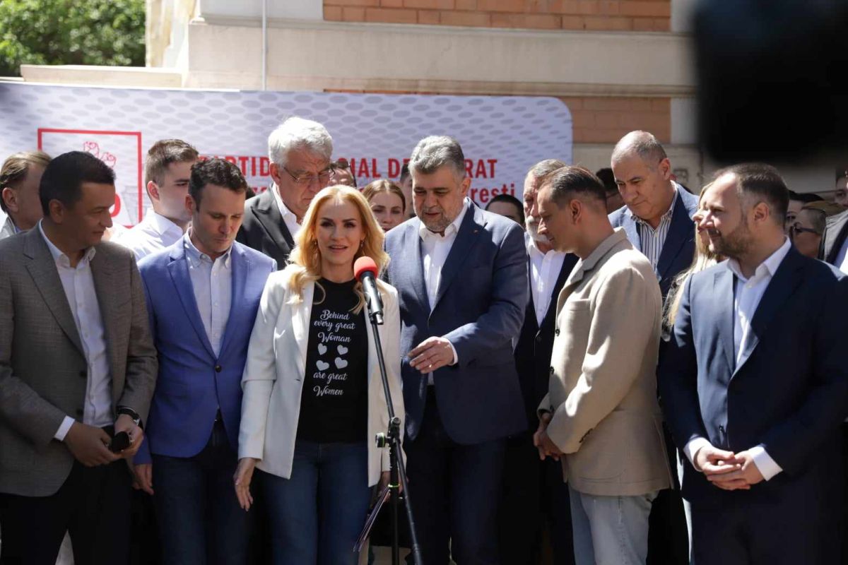 Gabriela Firea și-a depus candidatura pentru Primăria Capitalei. Ciolacu: „Cred că s-au terminat poveştile de supărări între noi”
