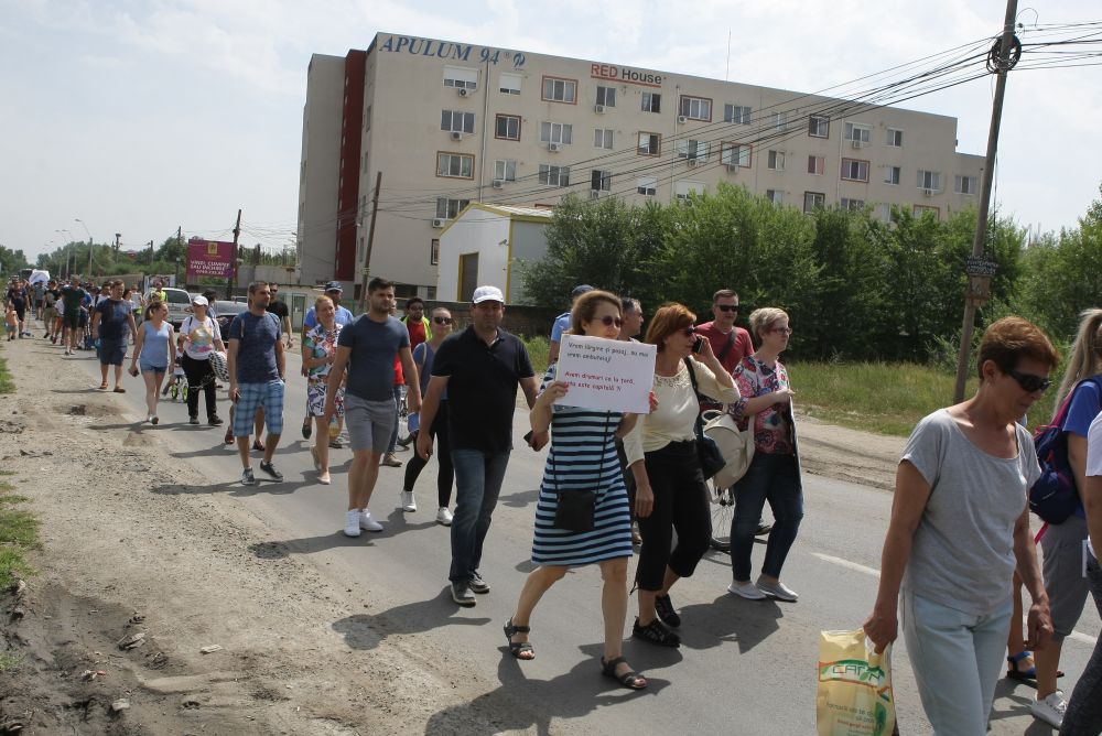 FOTO/ Protest în Prelungirea Ghencea. Este a 10-a acțiune de protest din ultimii 5 ani