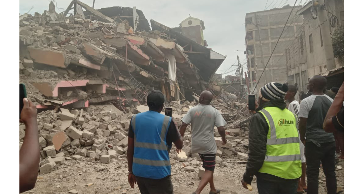 Search and rescue launched after 7-storey building collapses in Kahawa West