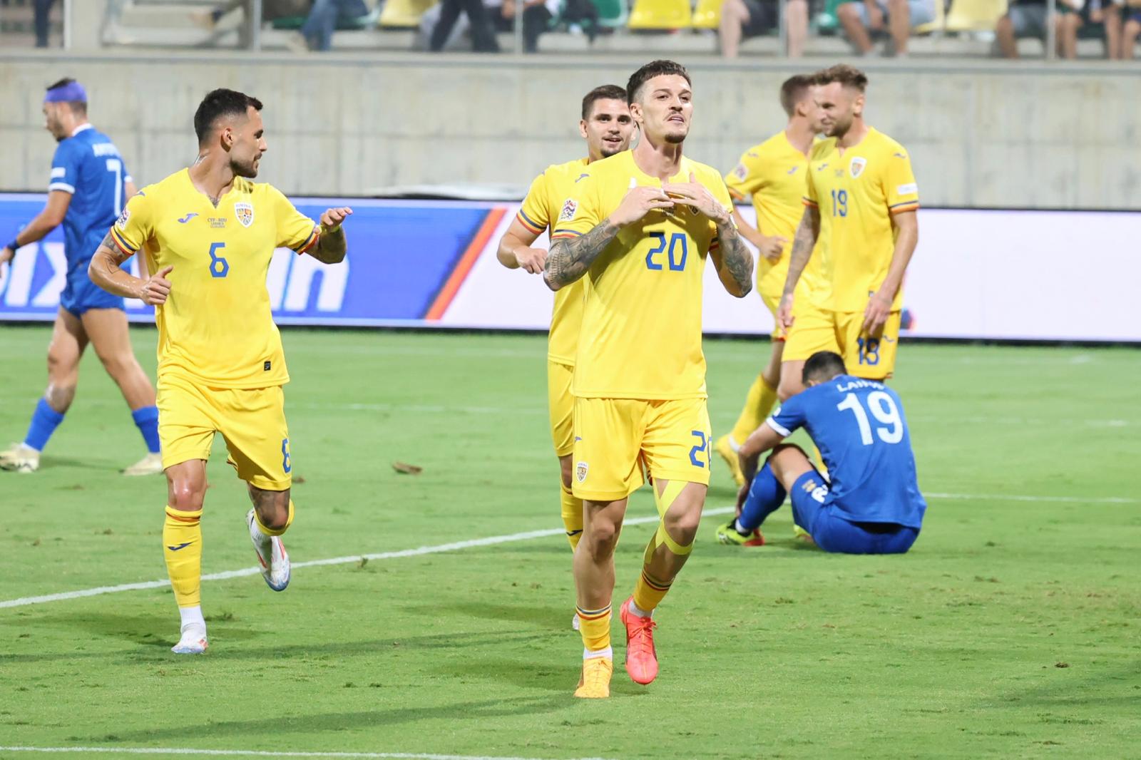 România a câștigat în Cipru cu 3-0 și este lider în Liga Națiunilor cu punctaj maxim