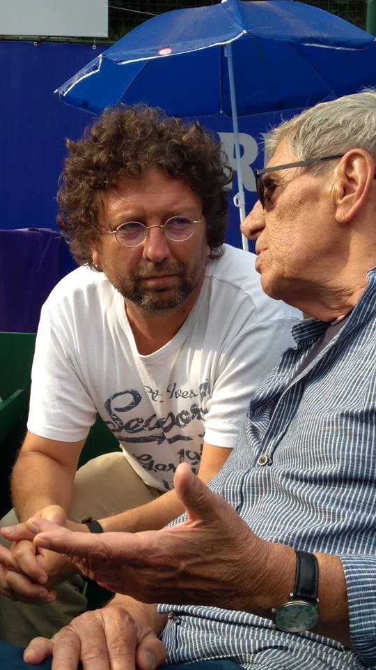 FOTO EXCLUSIV/ Mitică Popescu, apariție rară în public. Surprins pe o arenă sportivă, unde a depănat amintiri despre Cristian Țopescu