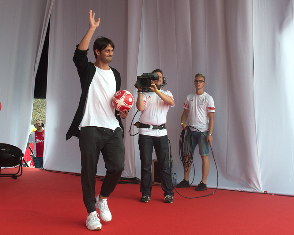 Cristi Chivu a fost primit ca un idol la sărbătoarea celor de la Ajax / GALERIE FOTO
