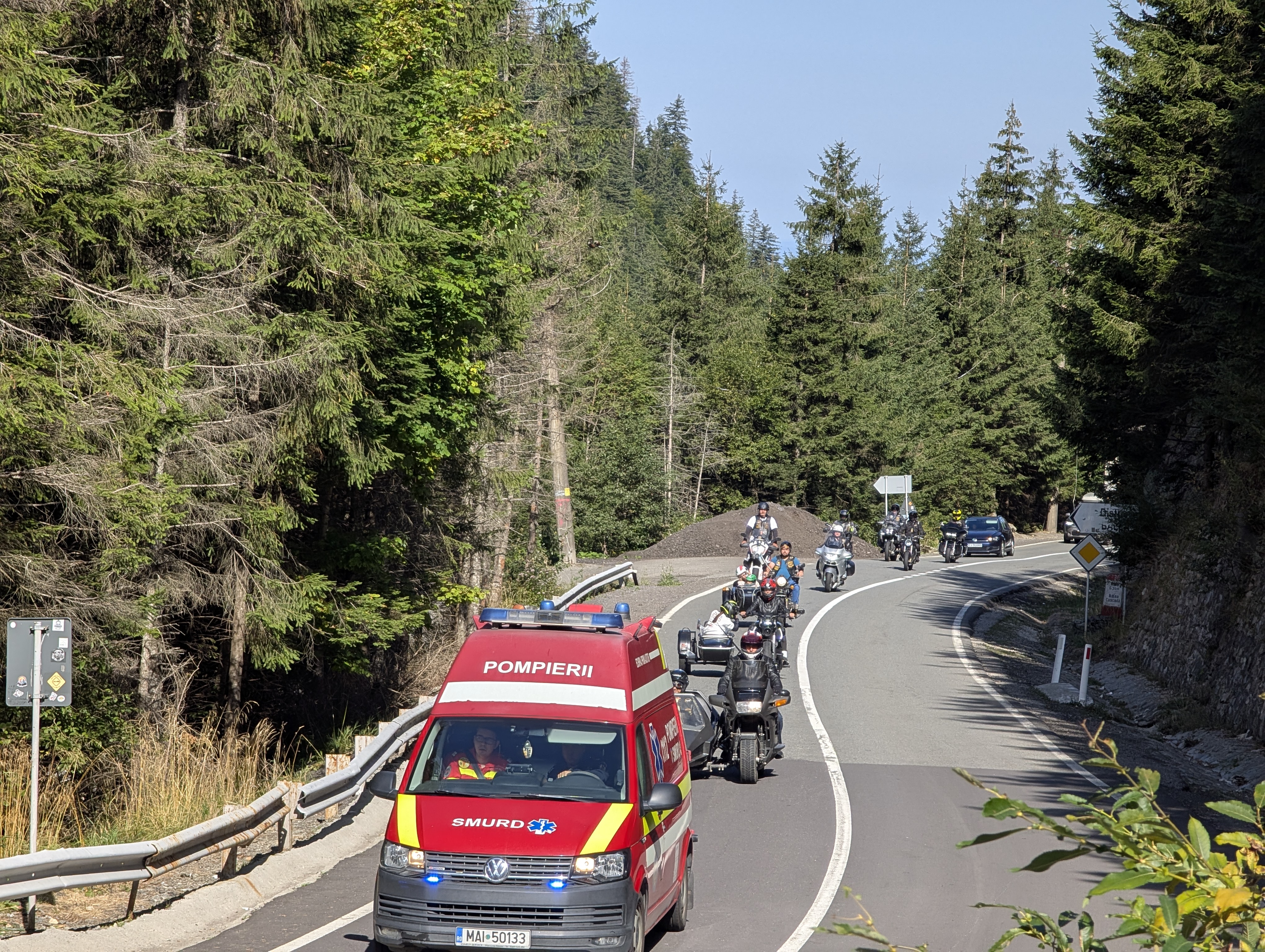 Transfăgărașanul, parcurs în motocicletă de persoane cu dizabilități