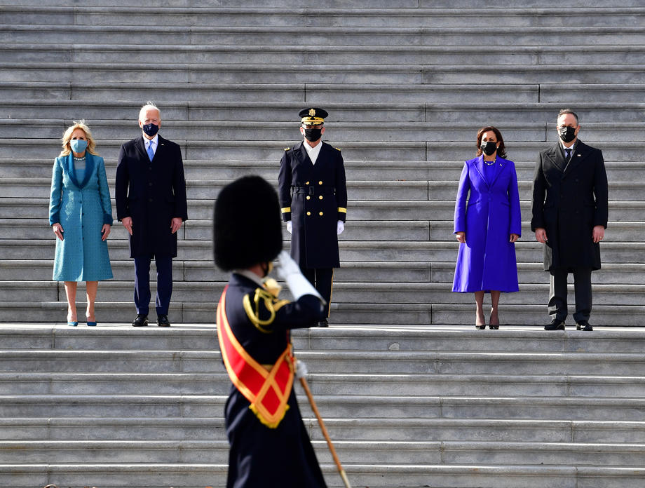 Ziua inaugurării lui Joe Biden la Casa Albă, în imagini