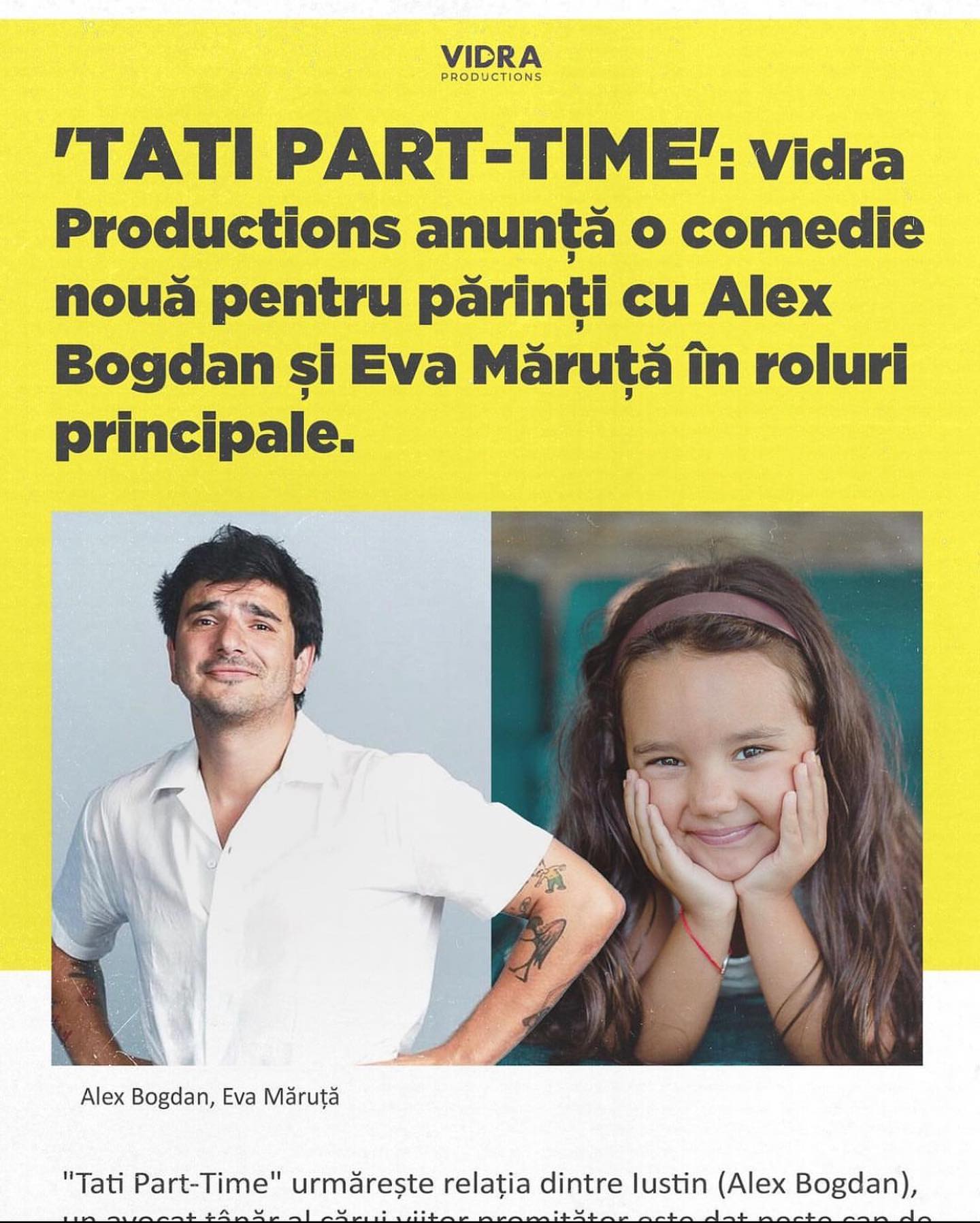 Fata cea mare a Sânzianei Buruiană joacă în același film cu Eva Măruță. Cum s-au împăcat la filmări: „Sunt apropiate ca vârstă”