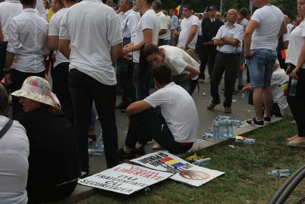 FOTO&VIDEO / Cum s-a desfăşurat mitingul PSD. Peste 100.000 de oameni au umplut Piaţa Victoriei