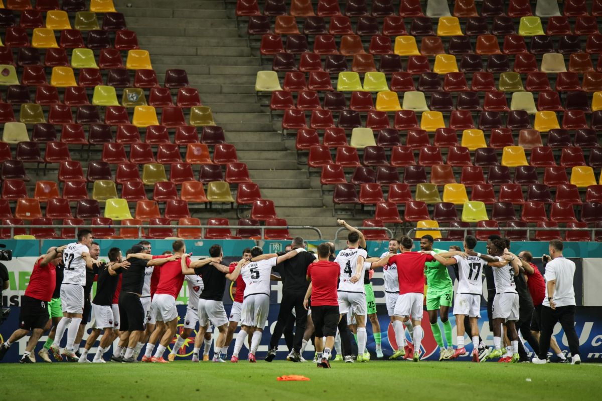 FCSB a fost bătută de Shkendija și la București și a fost eliminată din Liga Campionilor