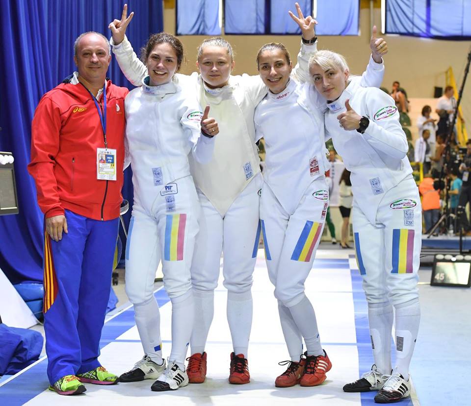 Primire de gală pentru medaliatele cu bronz la spadă la Campionatele Europene de scrimă / FOTO