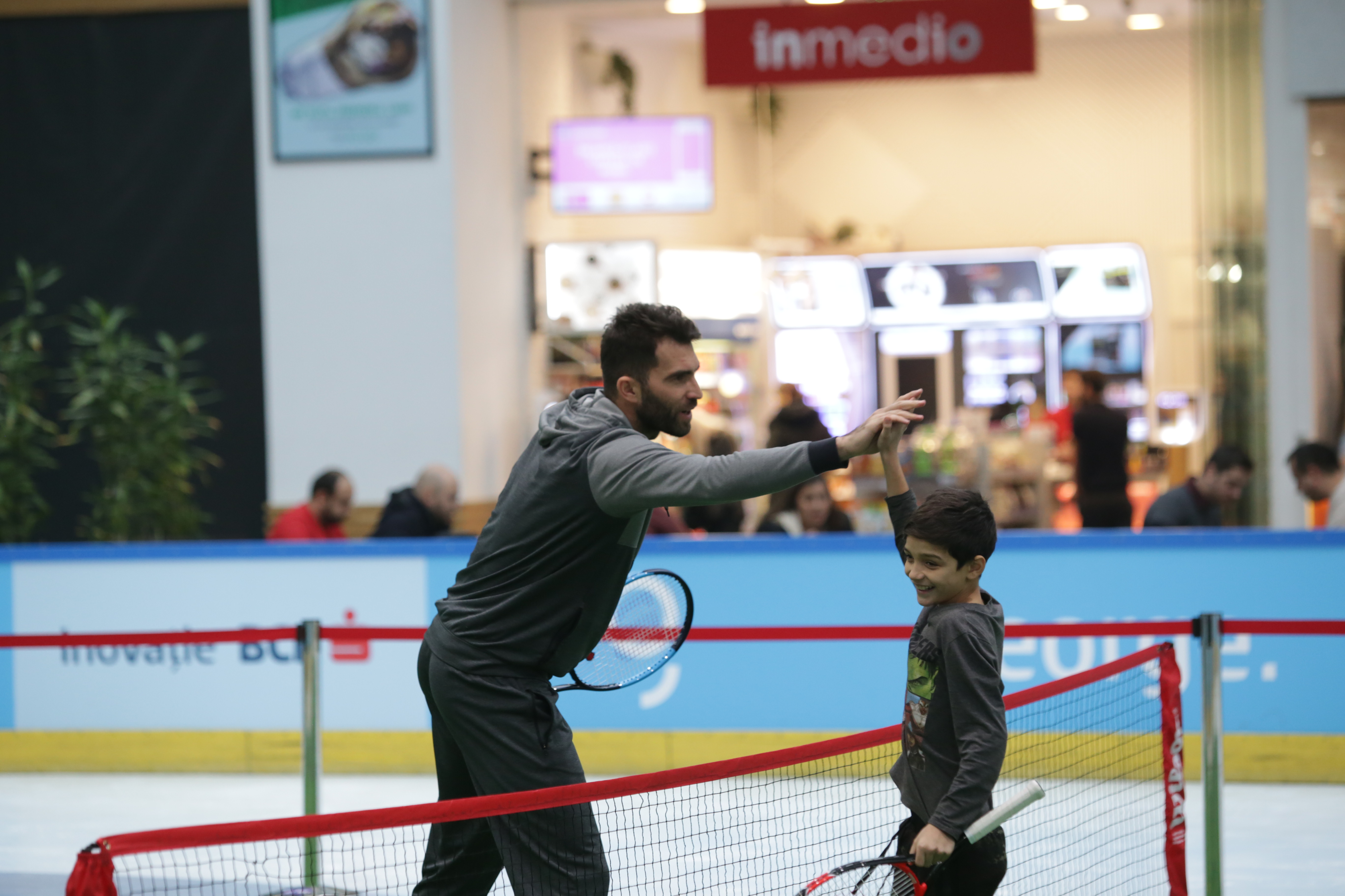 Horia Tecău a jucat tenis de câmp pe gheață / GALERIE FOTO