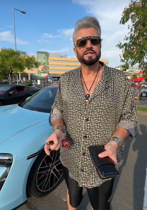 Câte mașini are Cătălin Botezatu. A fost surprins cu un Porsche Taycan de 200.000 de euro: „Am folosit Audi, Porsche, Ferrari, Rolls, Bentley”