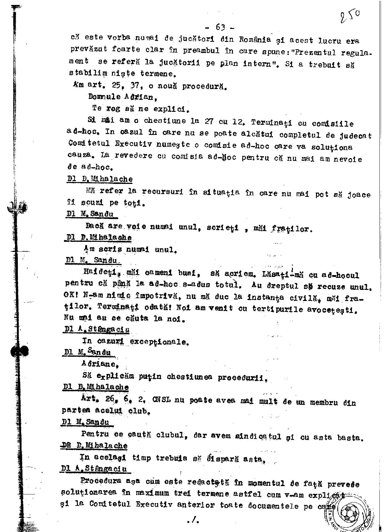 Stenogramă-bombă! Mircea Sandu l-a acuzat într-un CEx din 2011 pe un fost șef al arbitrilor că joacă la pariuri. Reacția celui vizat / EXCLUSIV