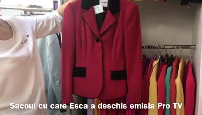 S-a aflat secretul sacoului roșu purtat de Andreea Esca la prima emisie a Pro TV. Nimeni nu a știu până acum | FOTO