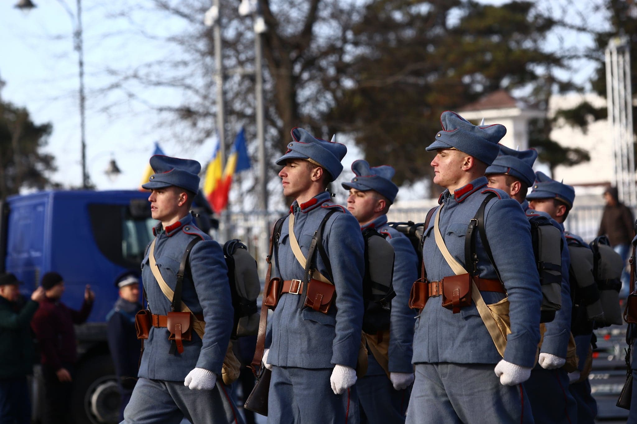 FOTO | Pregătiri la minus 6 grade Celsius pentru Parada Militară de 1 Decembrie