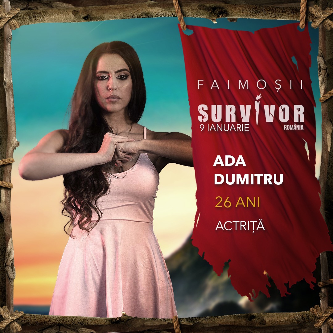 Cine e Ada Dumitru de la „Survivor România” 2023. Cum se înțelege cu Bebe Cotimanis, care îi e tată vitreg
