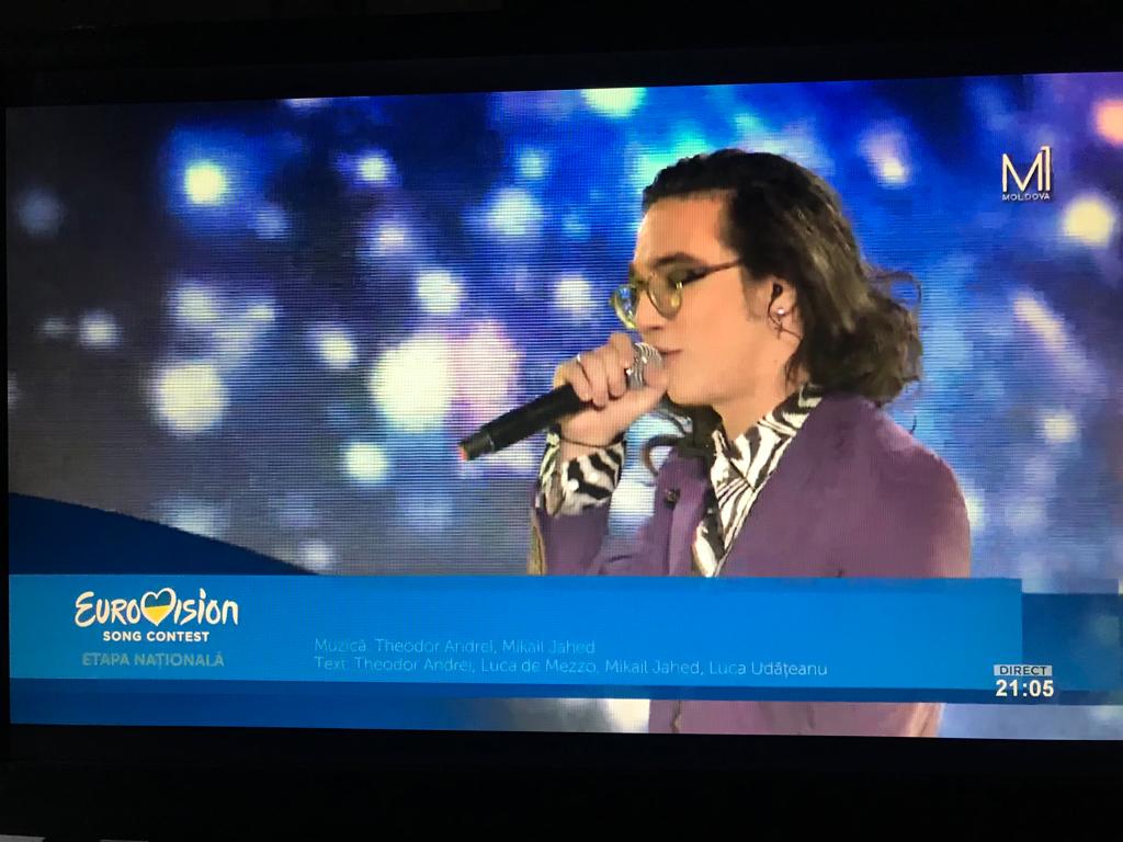 Theodor Andrei, reprezentantul României la Eurovision 2023, a participat ca invitat special la Finala Națională Eurovision Moldova 2023