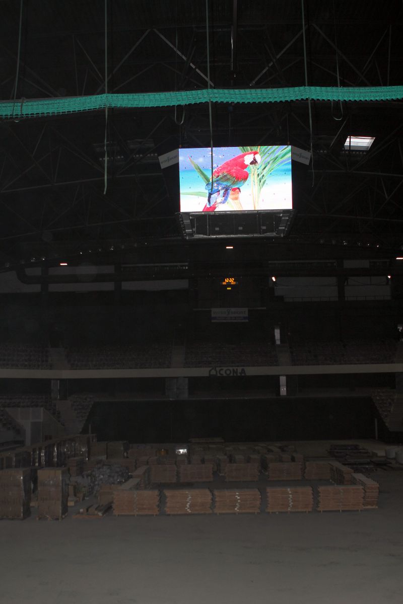 FOTO / Sala Polivalentă din Cluj, finalizată după patru ani