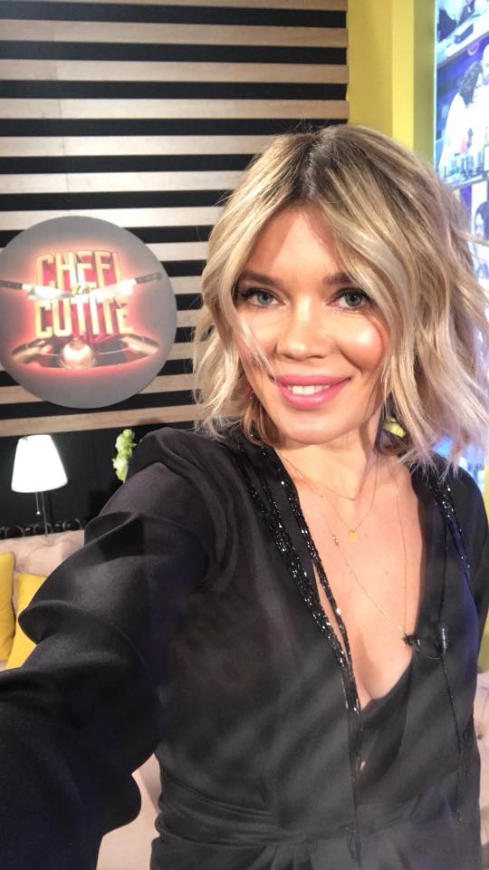 N-o recunoști! Gina Pistol, șatenă cu breton în finala "Chefi la cuțite"