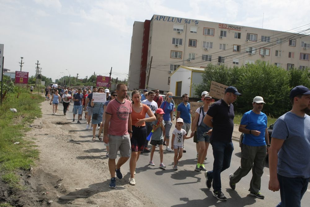 FOTO/ Protest în Prelungirea Ghencea. Este a 10-a acțiune de protest din ultimii 5 ani