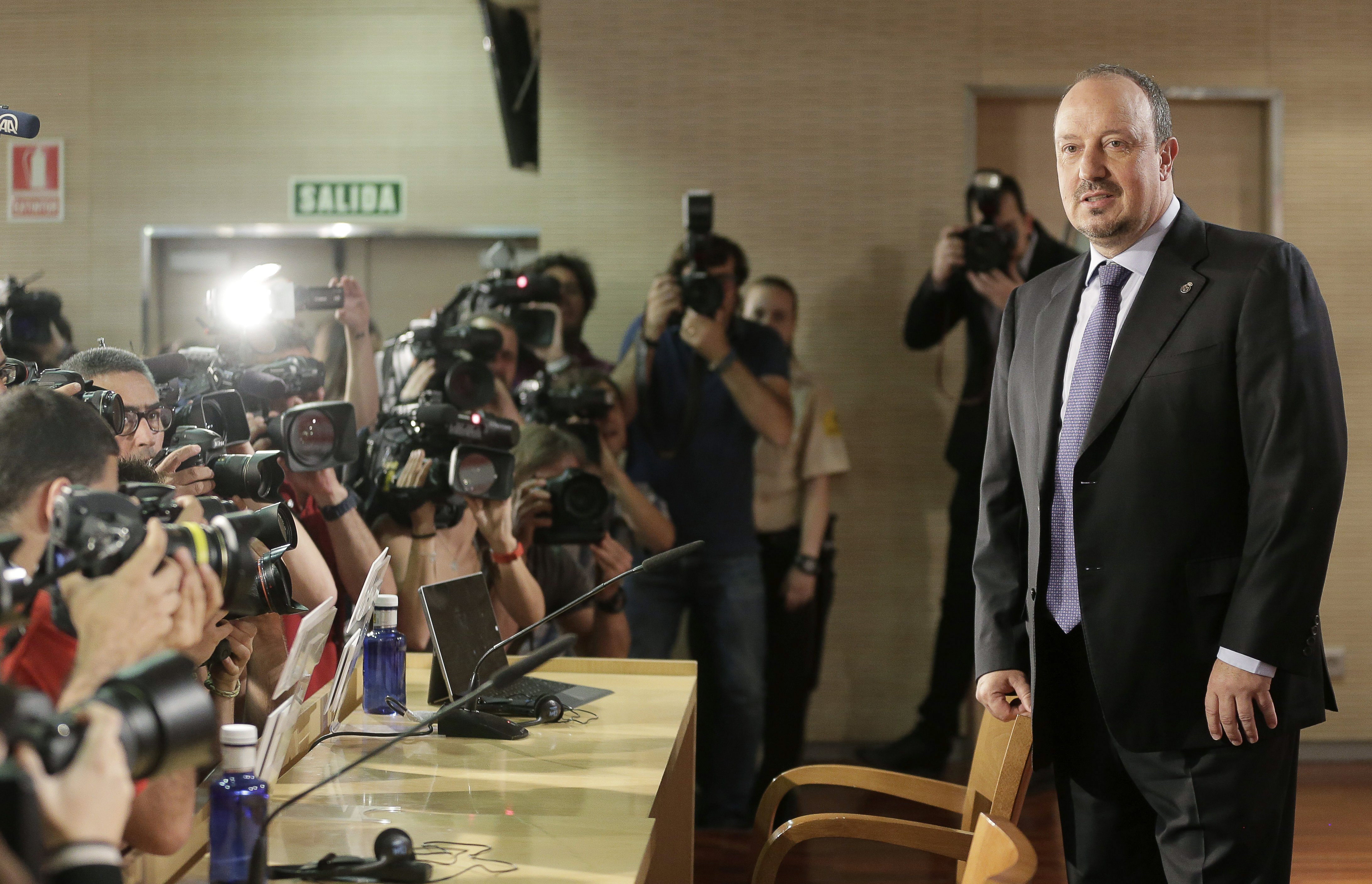 Emoții în capitala Spaniei! Rafa Benitez a plâns la prezentarea oficială la Real Madrid! ”Aici e casa mea” / GALERIE FOTO