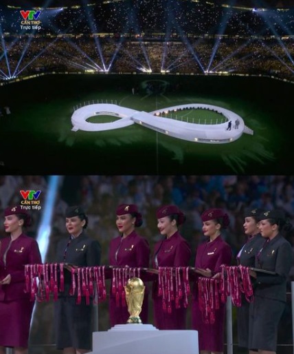 O româncă, pe scenă la decernarea Cupei Mondiale din Qatar. A ținut în mână trofeul câștigat de Messi