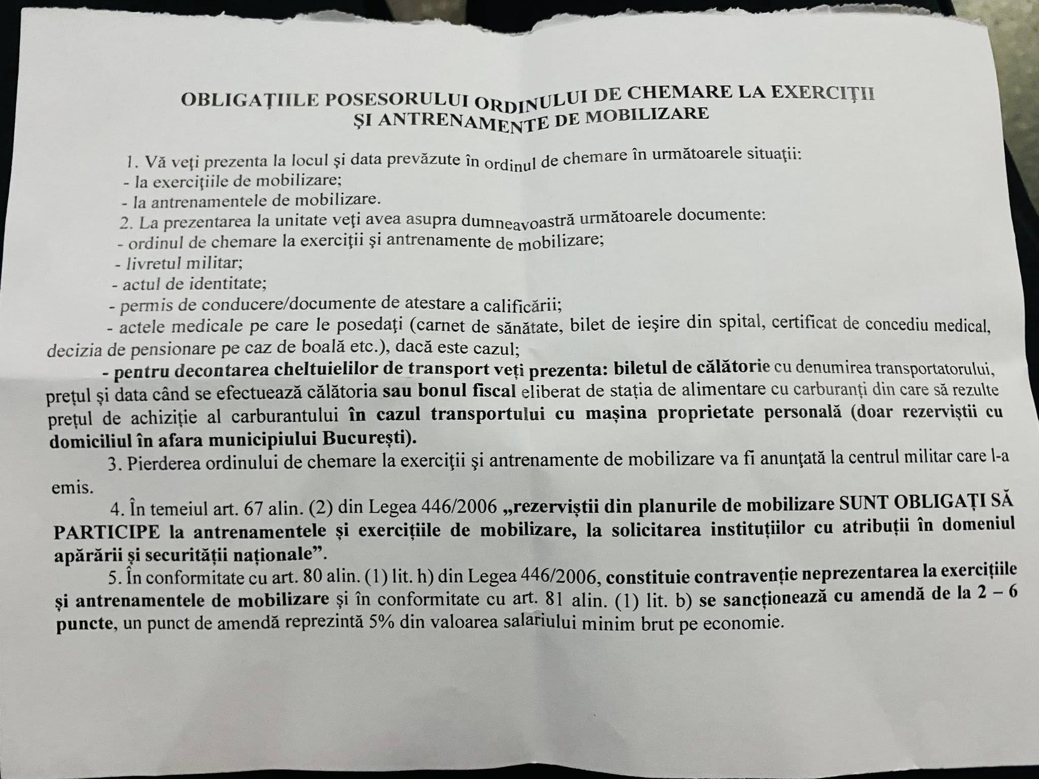 Andrei Roșu, fostul solist de la „Gaz pe foc”, a primit ordinul pentru instrucție. Ce l-a nemulțumit la documentul MApN: „Ar fi fost mult mai util”
