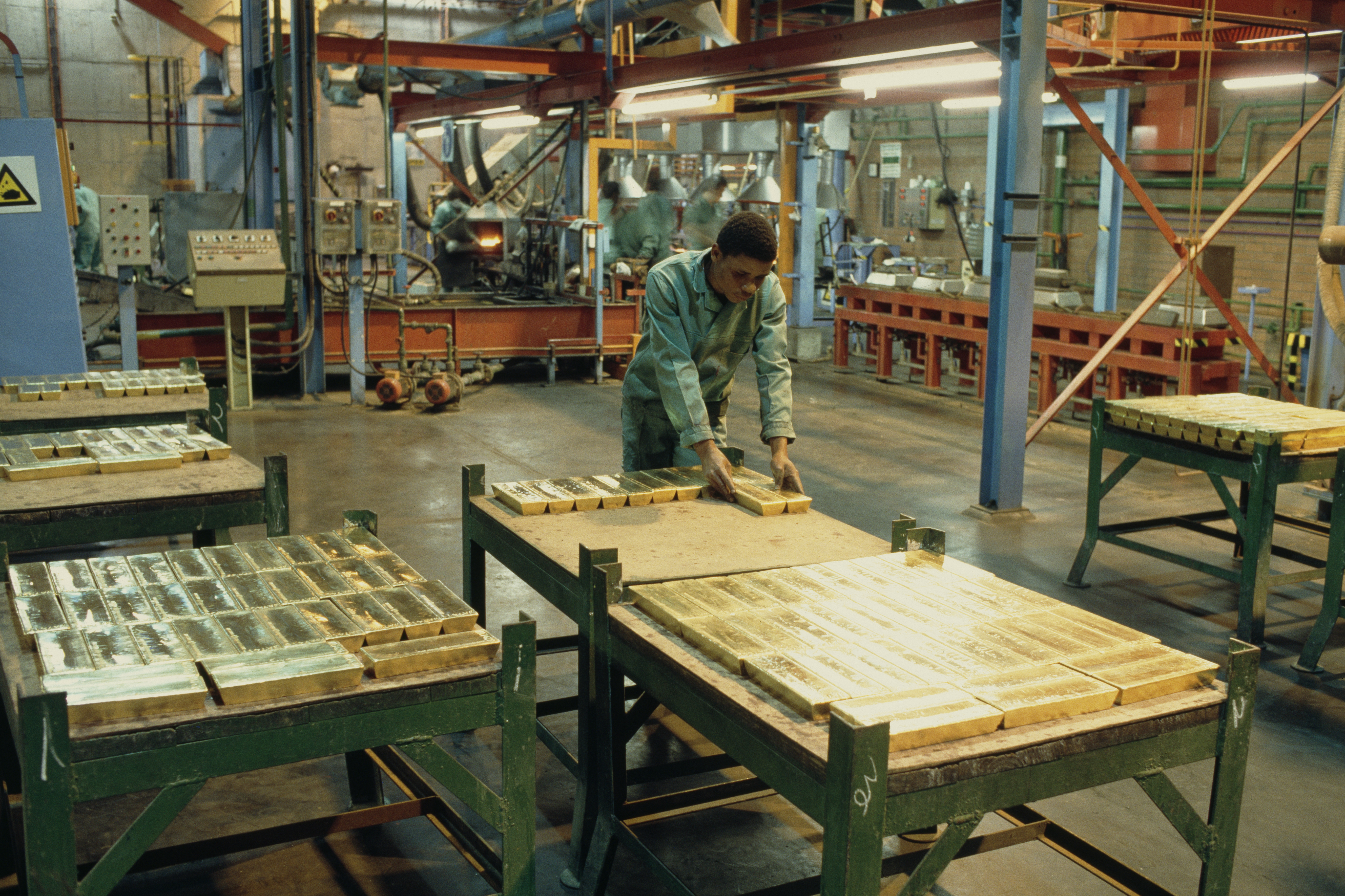 Gold Refinery in Johannesburg [Photo by Brooks Kraft LLC/Sygma via Getty Images]