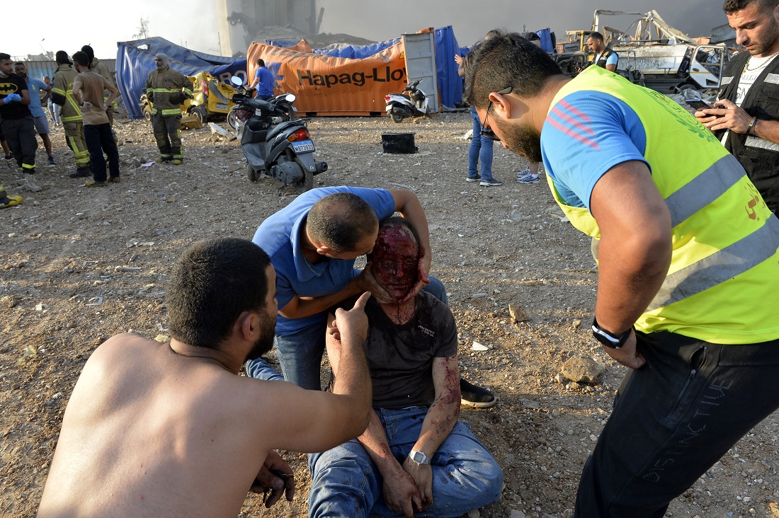 Franța va trimite în Liban mai multe tone de materiale sanitare, după exploziile din Beirut