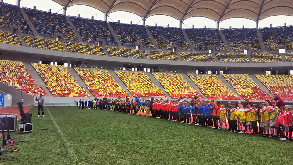 Cum arată gazonul de pe ”Arena Națională”, după ce 3.500 de copii au jucat fotbal la Cupa Centenarului / GALERIE FOTO