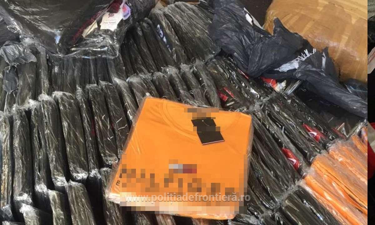 Un șofer român a încercat să aducă în țară haine contrafăcute, în valoare de un milion de euro. Marfa a fost confiscată