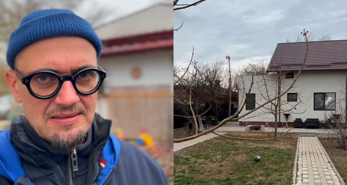 Imagini cu casa de la țară în care locuiește Oreste cu familia. Și-a construit în satul Fundeni, în Călărași, o locuință cu mai puțin de 60.000 de euro