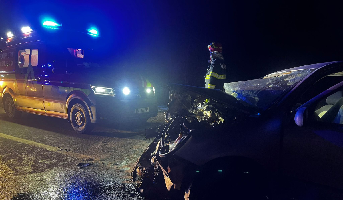 Accident rutier grav în Sibiu: o femeie a murit și alte cinci persoane au ajuns la spital