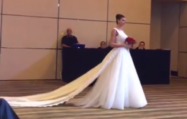 Ramona Gabor a fost mireasă într-o prezentare de modă, în Dubai | FOTO