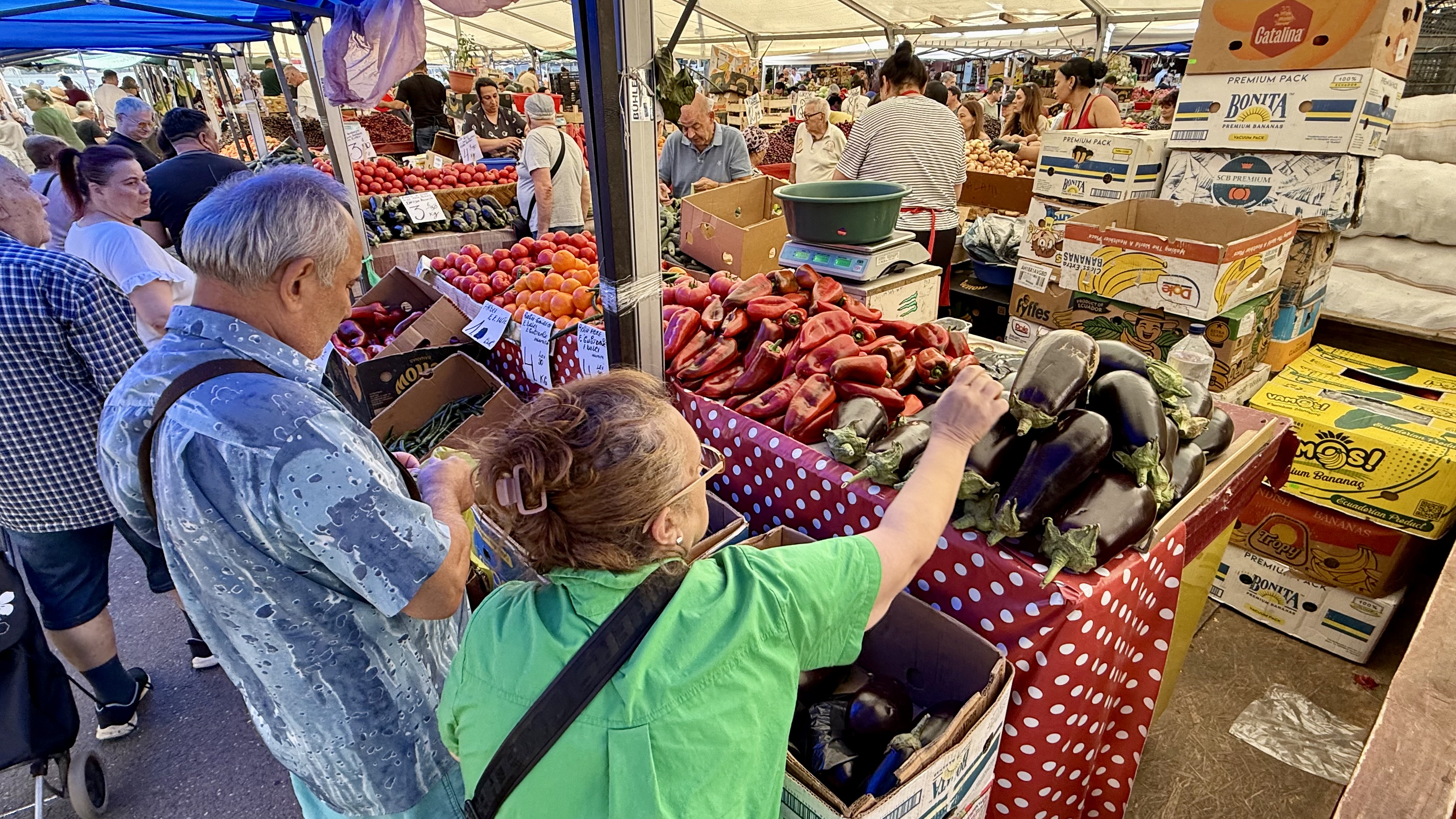 Cât costă kilogramul de vinete în piețe. Românii stau la cozi pentru salata preferată a verii