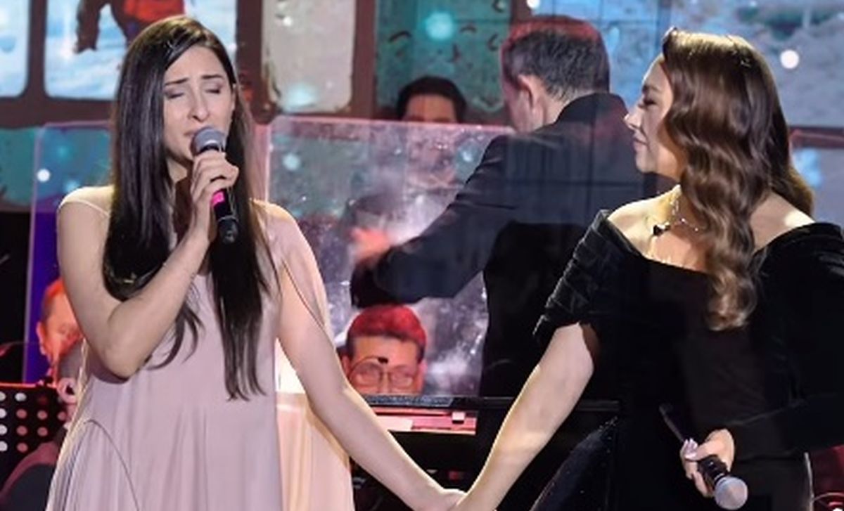 Colindul prin care Andra a ridicat toată sala în picioare la concertul de Crăciun din Bacău. Cine e Maria Coman, invitata specială virală pe TikTok