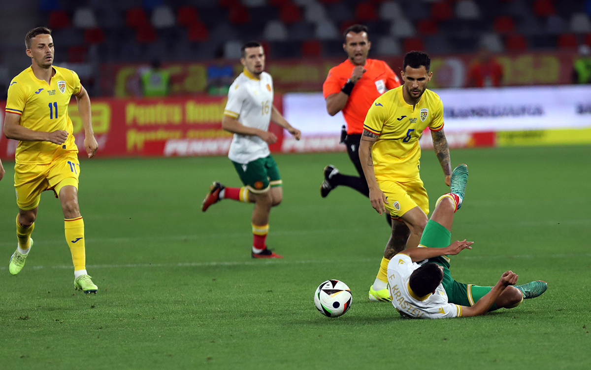 România - Bulgaria 0-0, în penultimul amical al tricolorilor înaintea Euro 2024. Ianis Hagi: Un test după o săptămână grea de antrenamente