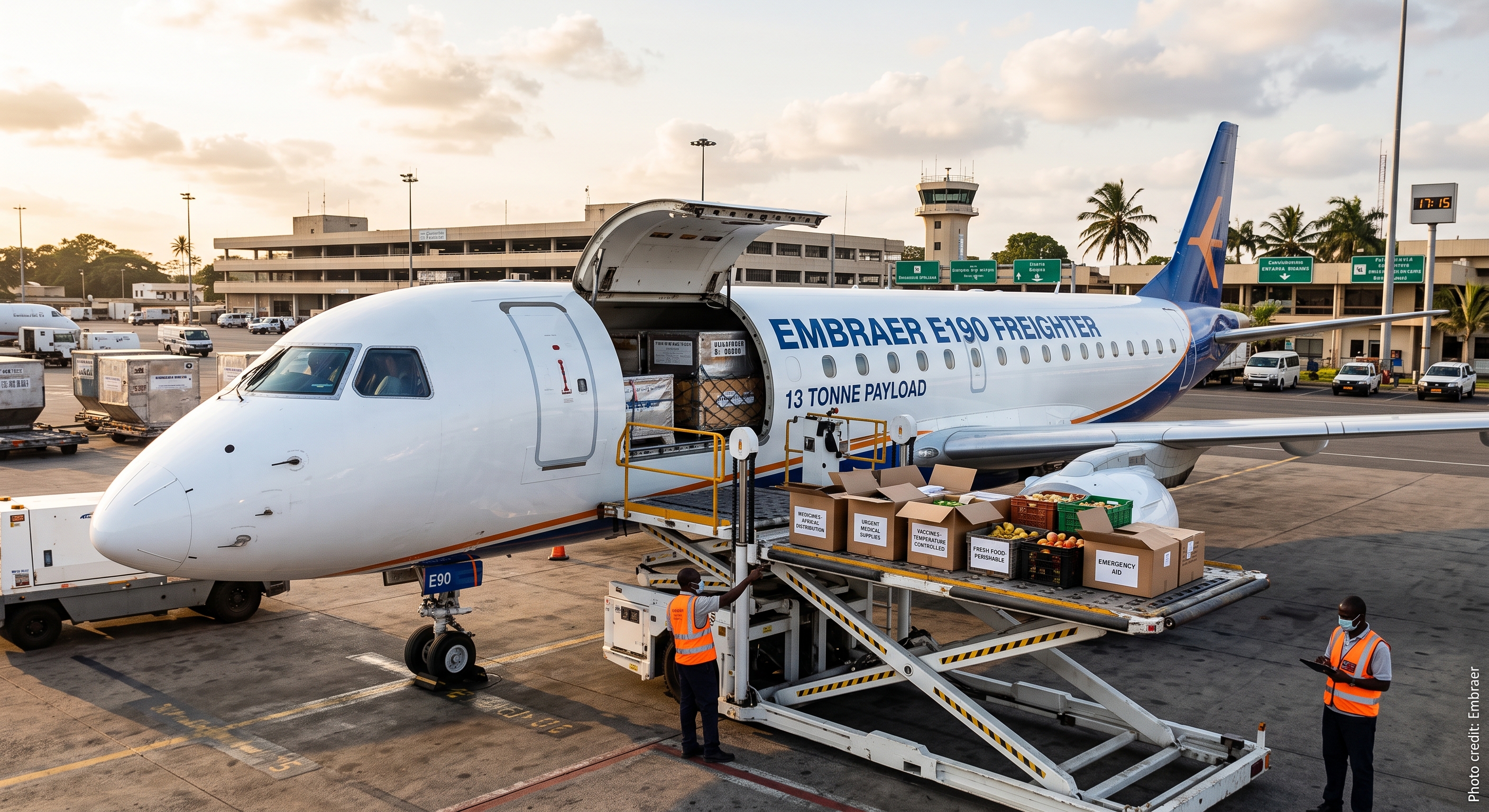 Brazilian jetmaker targets Africa with 13-tonne cargo planes as continent carries under 6% of global traffic