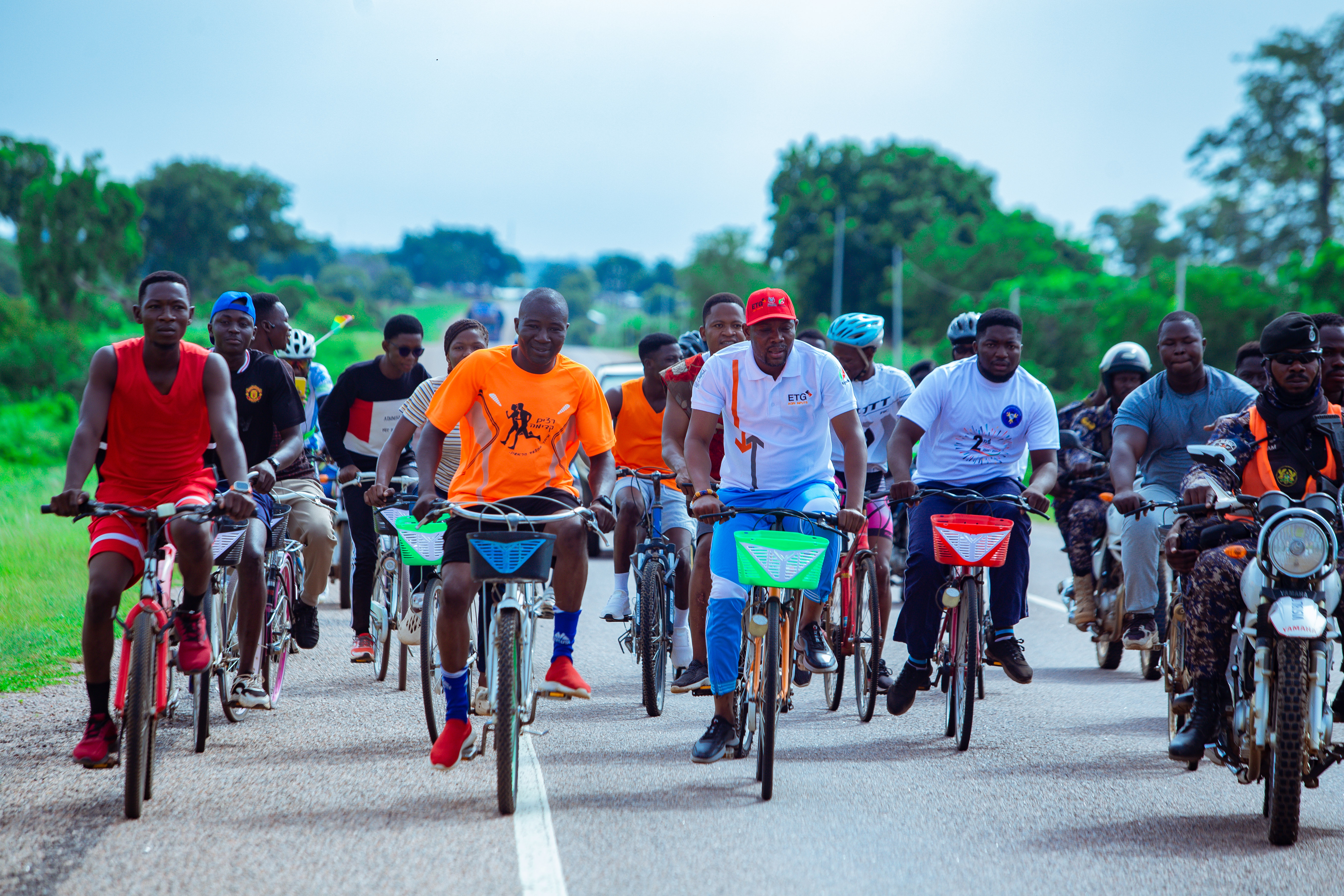 Cyclists lead education drive on importance of peace in Zebilla via 23km ride