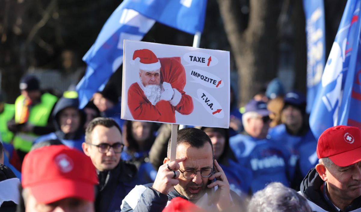 Zeci de sindicaliști au protestat joi, la Cotroceni: ce îi cer aceștia președintelui Nicușor Dan