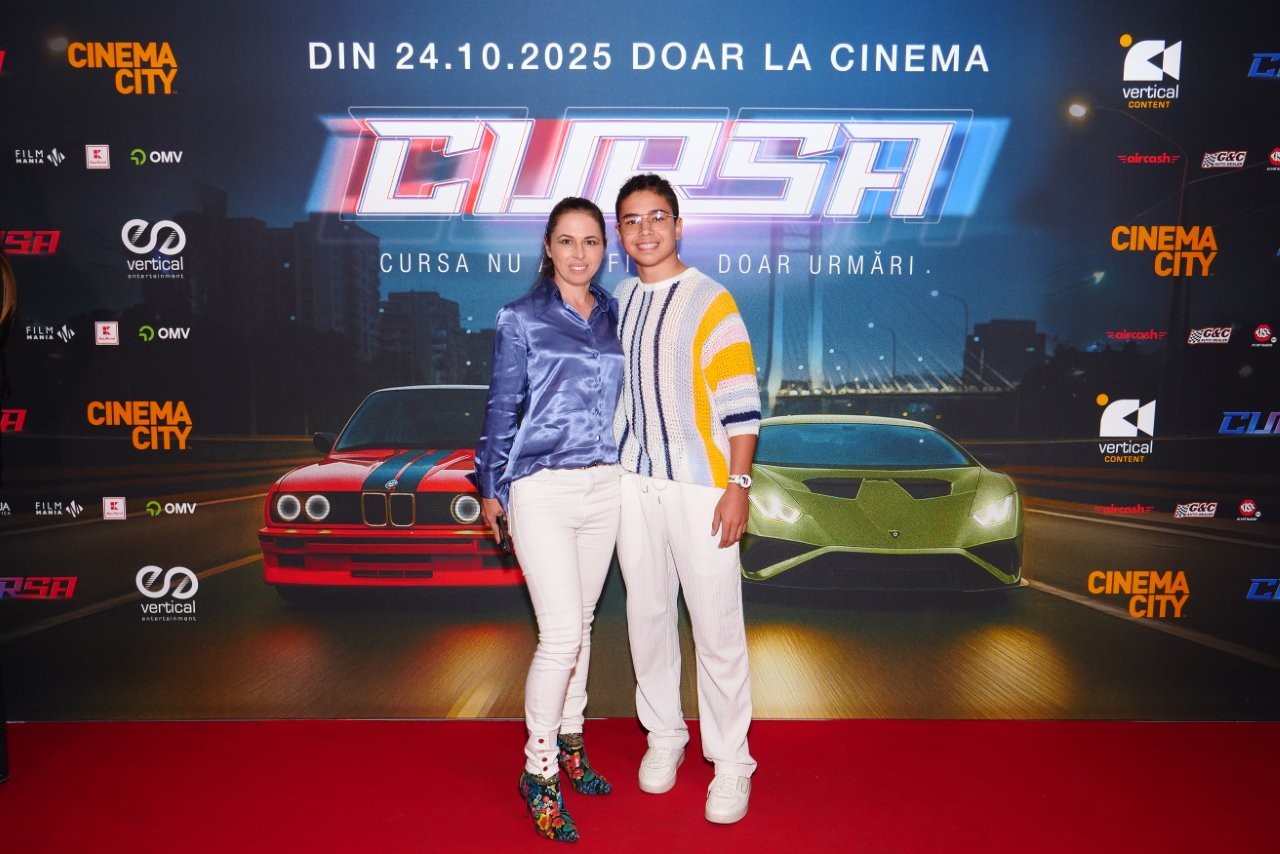 Vedete la premiera filmului „Cursa”. Cum au apărut Bianca Drăgușanu, Smiley și Connect-R