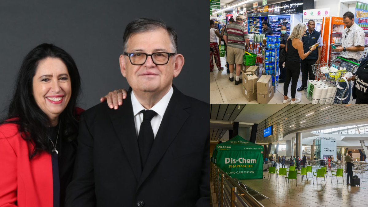 Dis-Chem Pharmacies’ new “store of the future” concept represents South Africa’s Saltzman family’s vision to merge healthcare, retail, and technology across Africa. [Waldo Swiegers/Bloomberg via Getty Images]