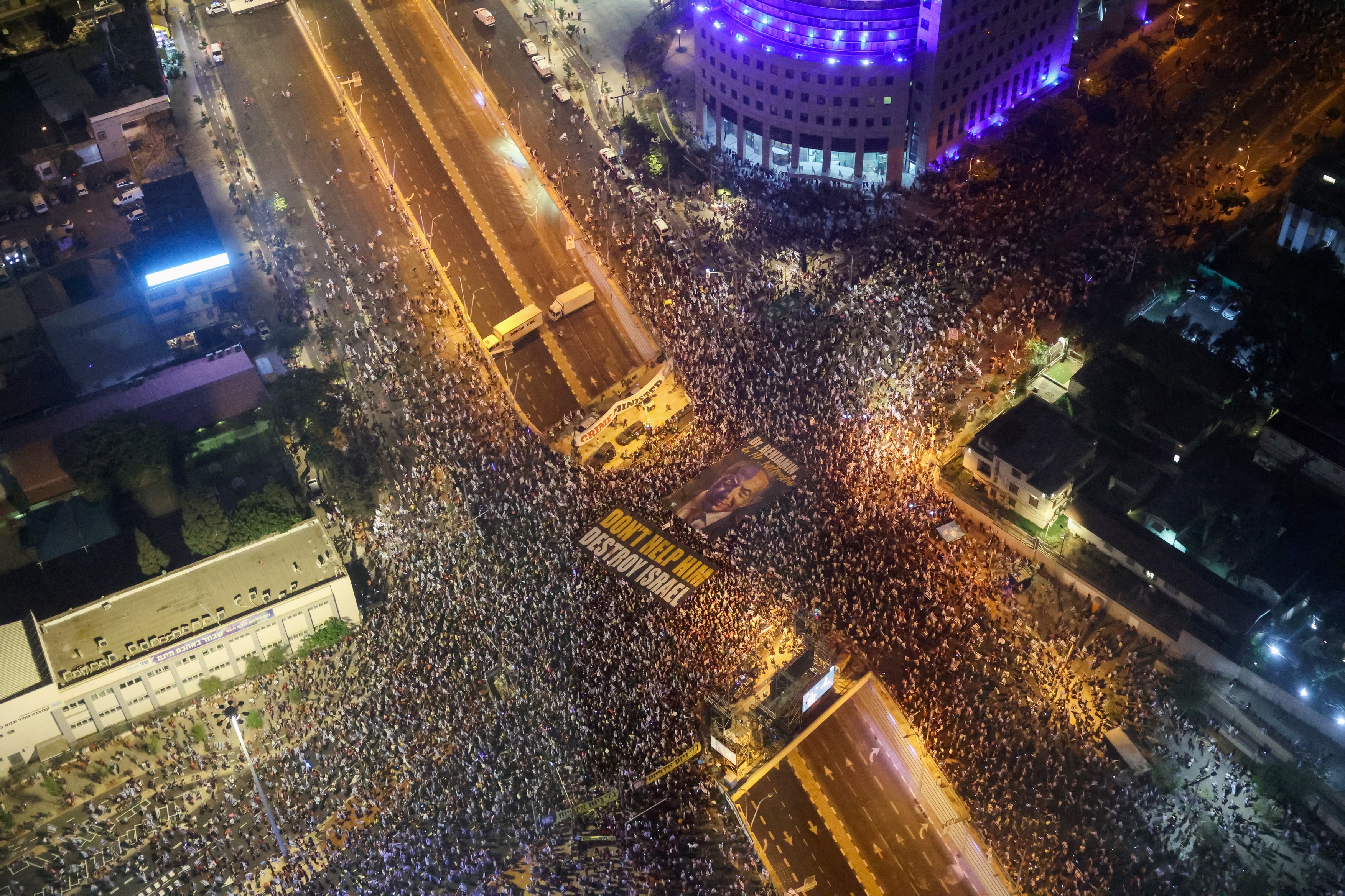 Noi proteste masive în Israel, pentru a 21-a săptămână la rând, împotriva reformei judiciare a lui Benjamin Netanyahu