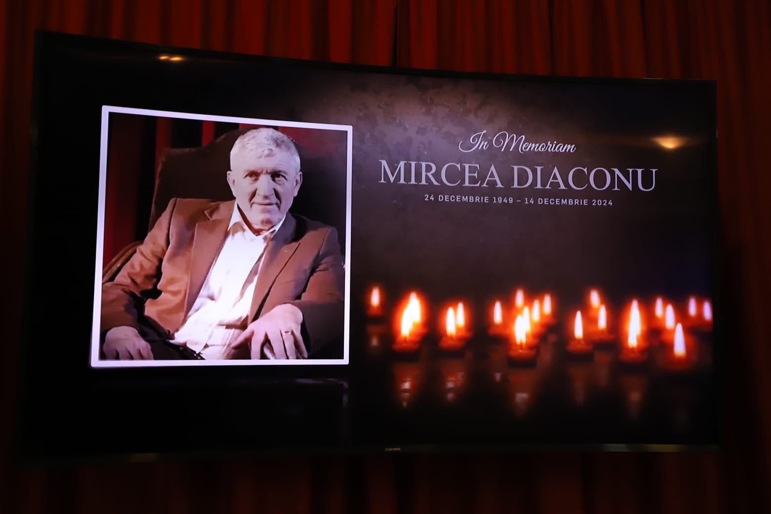 Imagini de la priveghiul lui Mircea Diaconu. Soția și fiica plâng lângă sicriul actorului EXCLUSIV